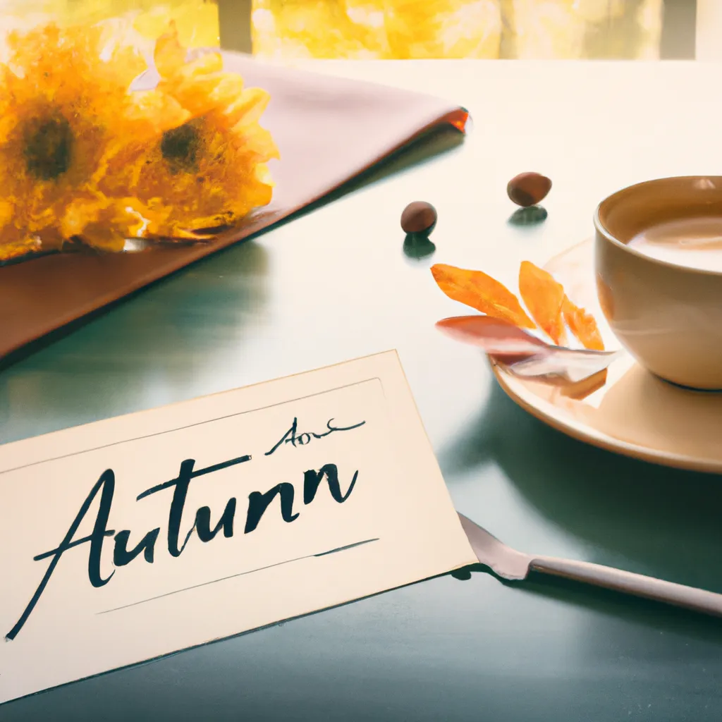 Jak napisać jesienne pozdrowienia na dzień dobry?