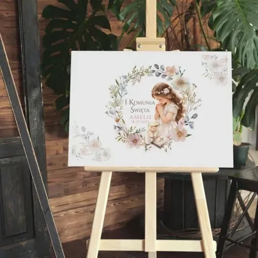 Dekoracja na Komunię dziecka