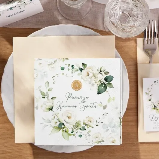 Serwetki komunijne na stół